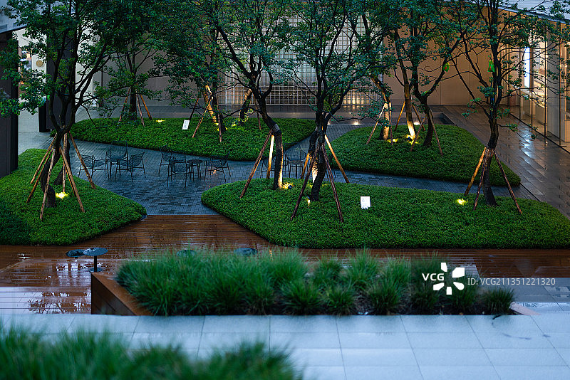 高档住宅景观图片素材