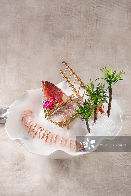 东星斑刺身图片素材