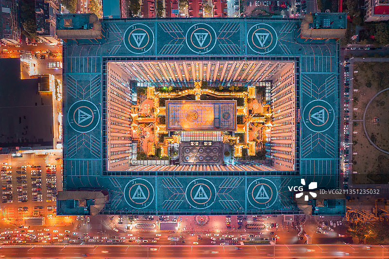 俯瞰万家丽图片素材