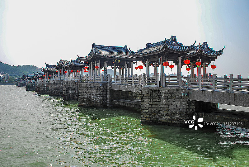 潮州广济桥图片素材