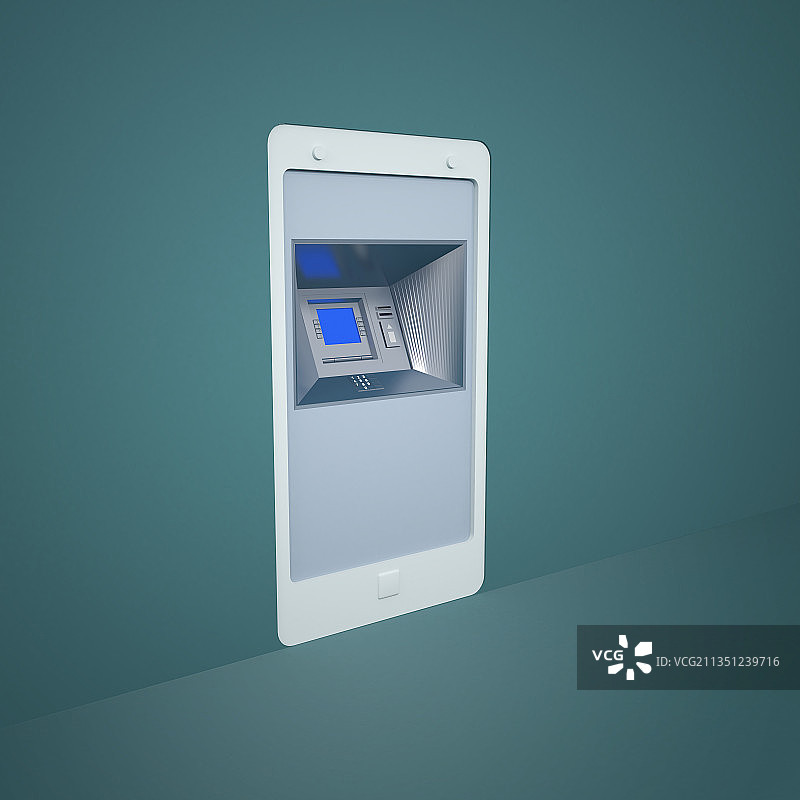 手机-ATM机图片素材