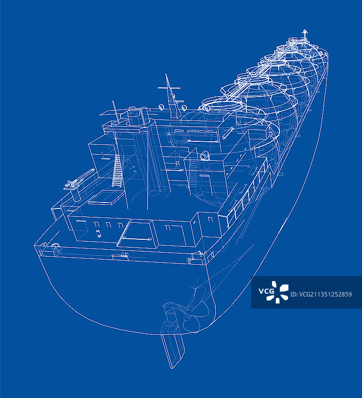 大型液化天然气运输船图片素材