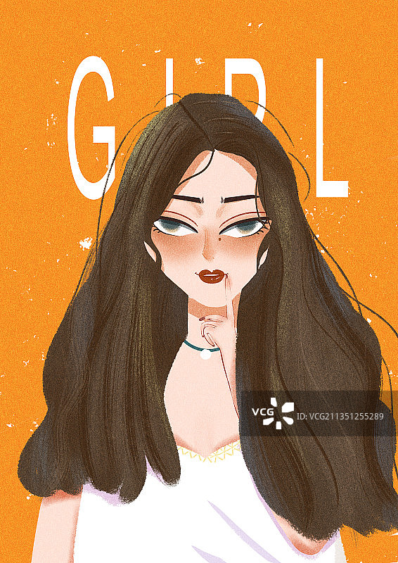 欧美风女孩图片素材