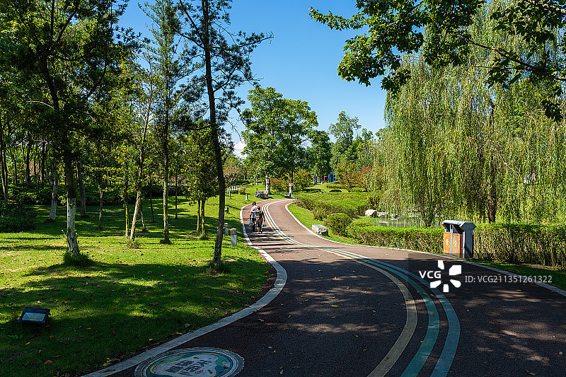 成都清水河生态艺术公园图片素材