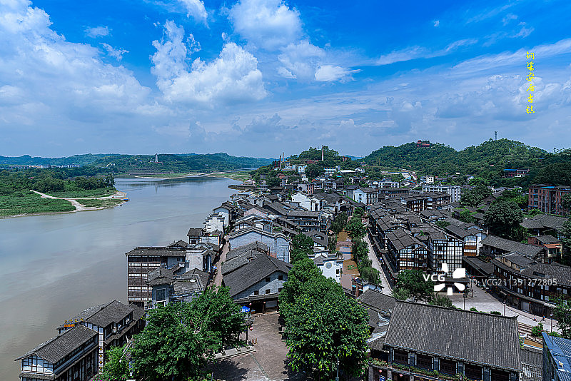 铜梁安居古镇图片素材