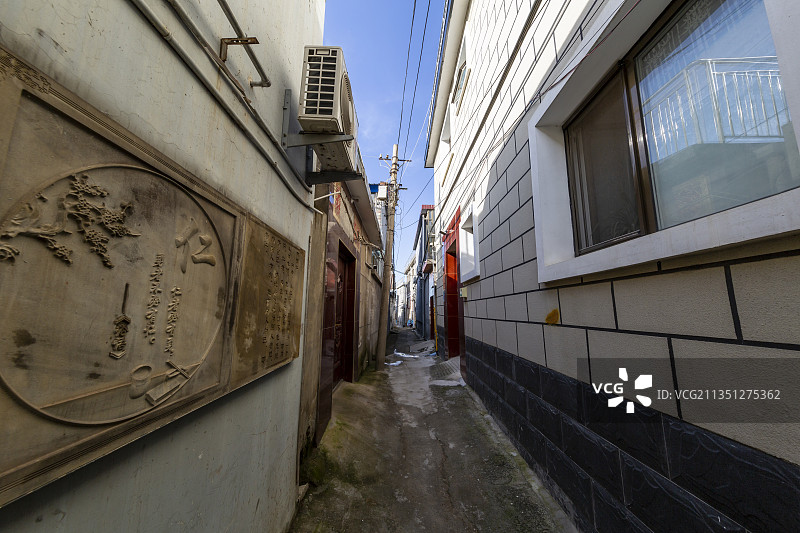 列入“国家级非物质文化遗产名录”的北京平谷和平街村仁义胡同图片素材