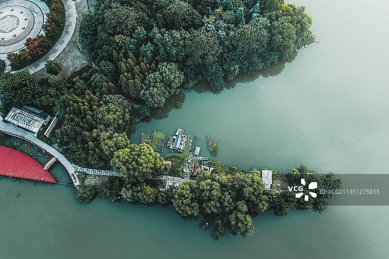 三角洲公园+安徽省阜阳市颍州区图片素材