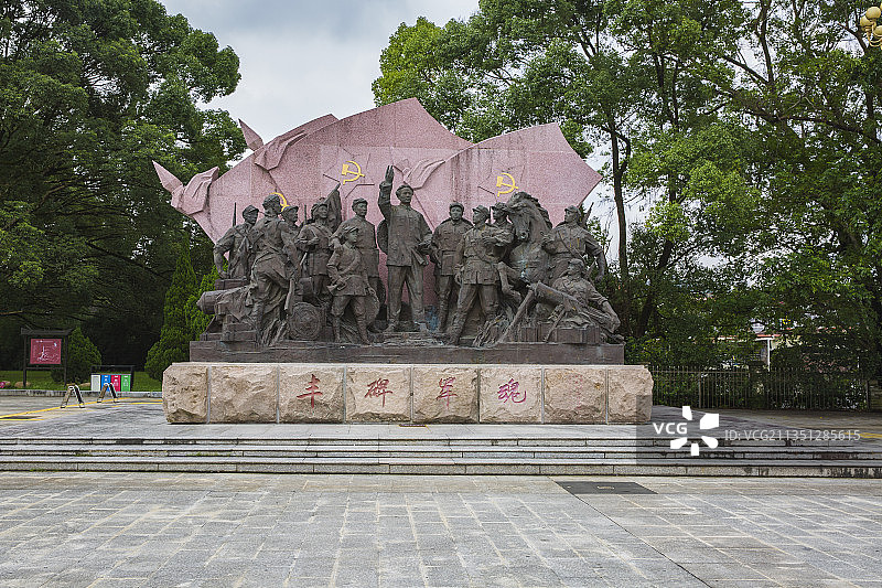 古田会议议址,纪念馆,石雕图片素材