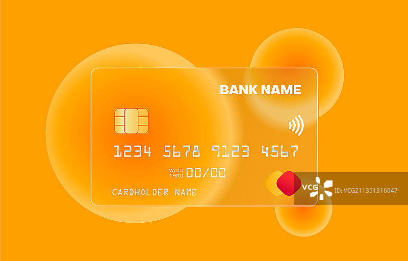 透明玻璃卡片图片素材