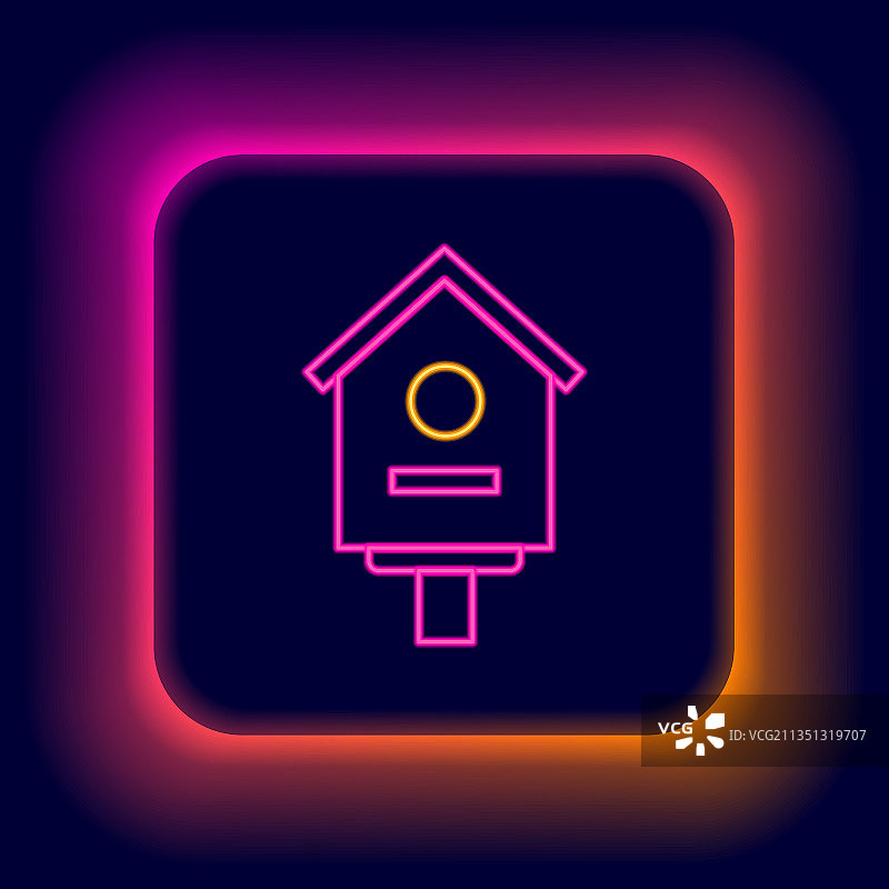 发光霓虹灯线条台球粉笔图标图片素材