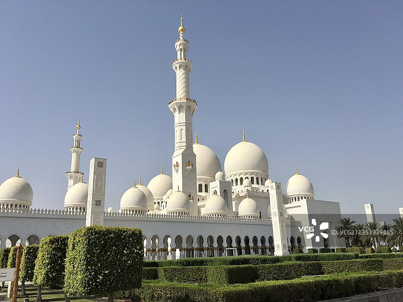 迪拜扎耶德清真寺图片素材