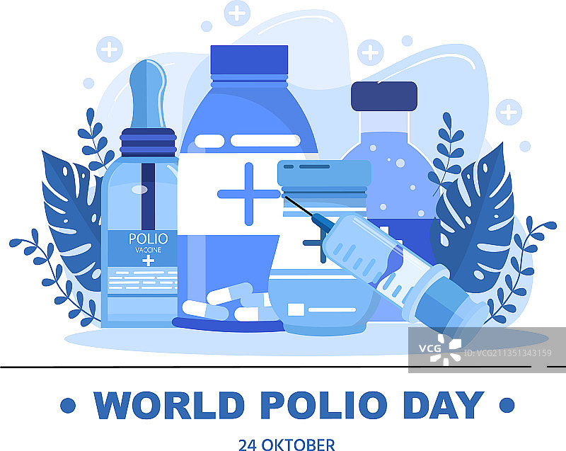 世界脊髓灰质炎日背景图片素材