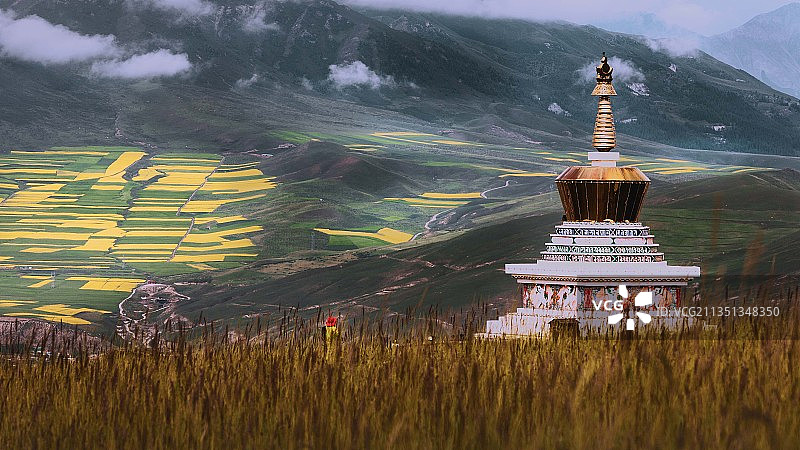 祁连山风光图片素材