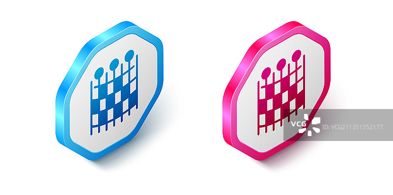 2.5D渔网图案图标图片素材