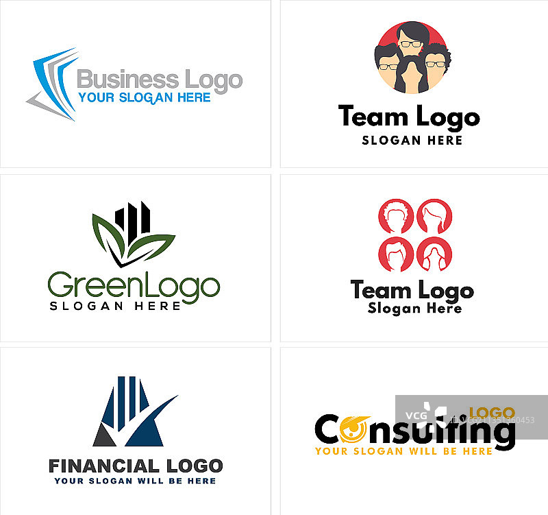 咨询金融营销和社交媒体图片素材