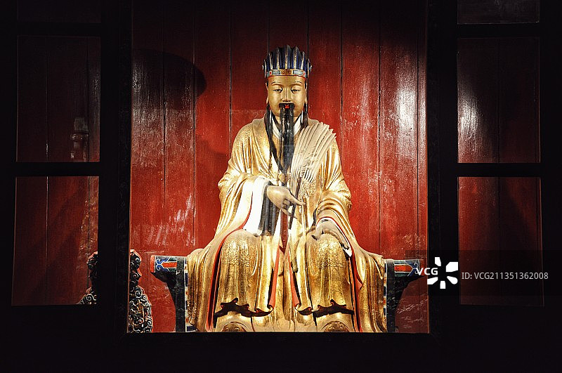 四川成都武侯祠银杏图片素材