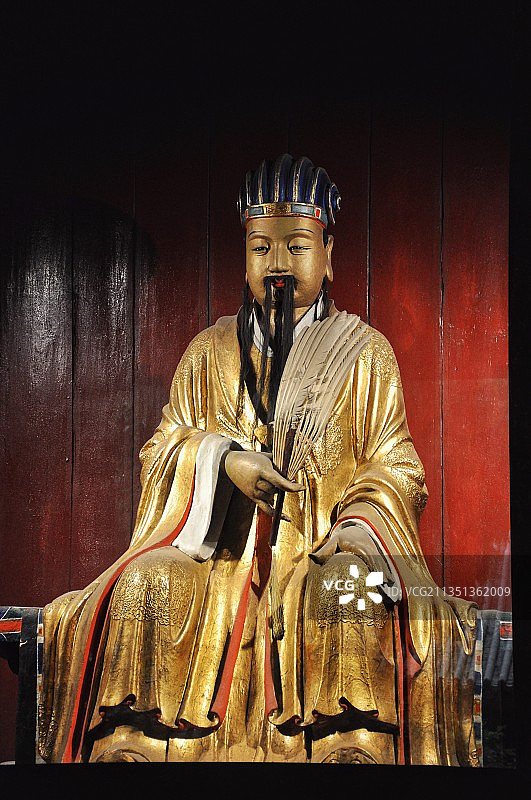 四川成都武侯祠银杏图片素材