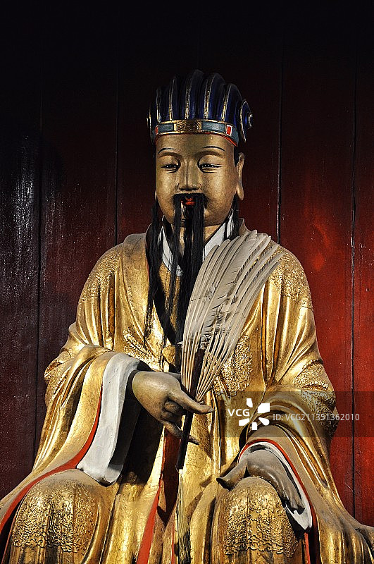 四川成都武侯祠银杏图片素材