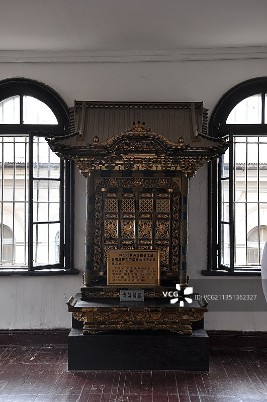 大连旅顺监狱日式佛龛图片素材