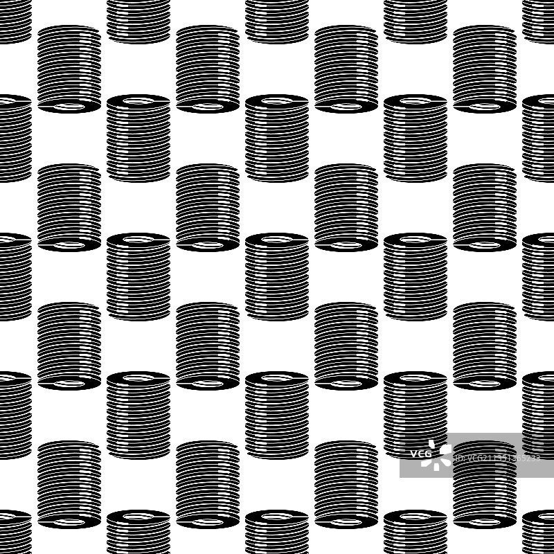 螺旋弹簧无缝图案图片素材