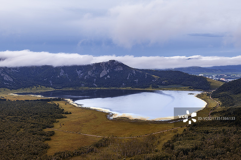 同心天池（呼伦贝尔扎兰屯柴河月亮小镇）图片素材