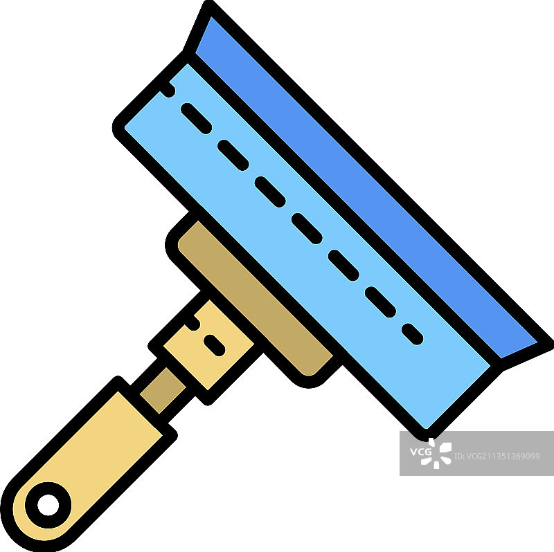 洗车工具图标彩色轮廓图片素材