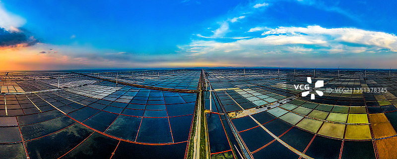 山东烟台大唐桂冠莱州土山风电场图片素材