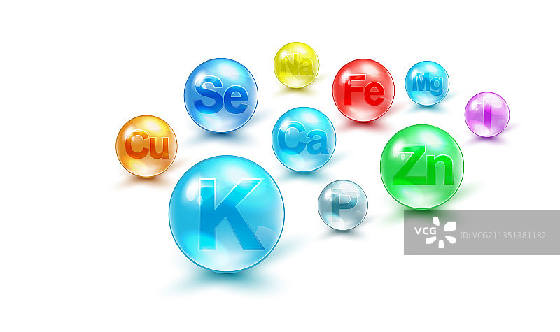 矿物复合套装图片素材