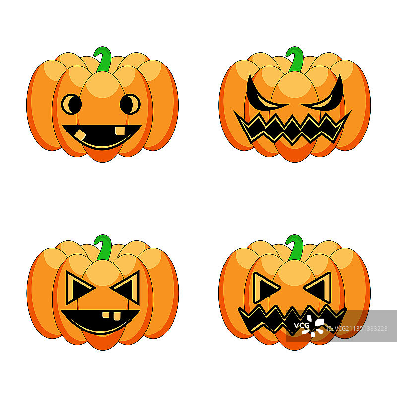 万圣节南瓜图标图片素材