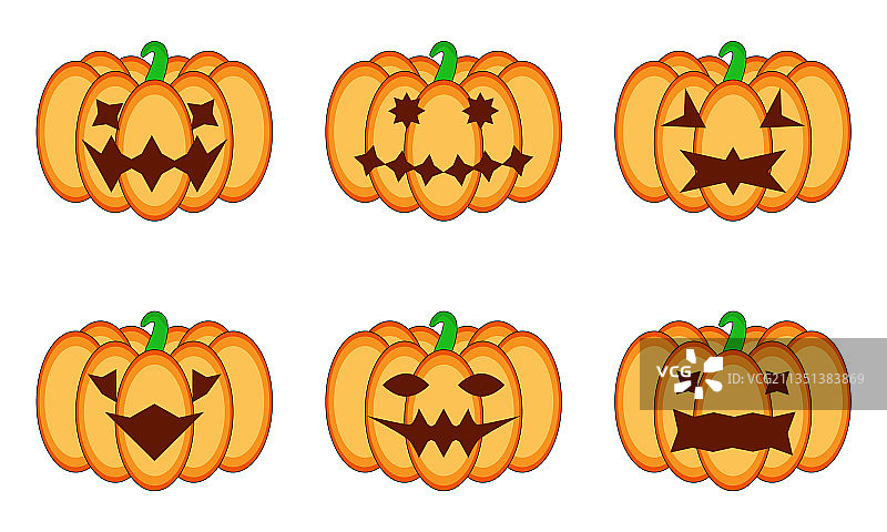 万圣节南瓜图标图片素材
