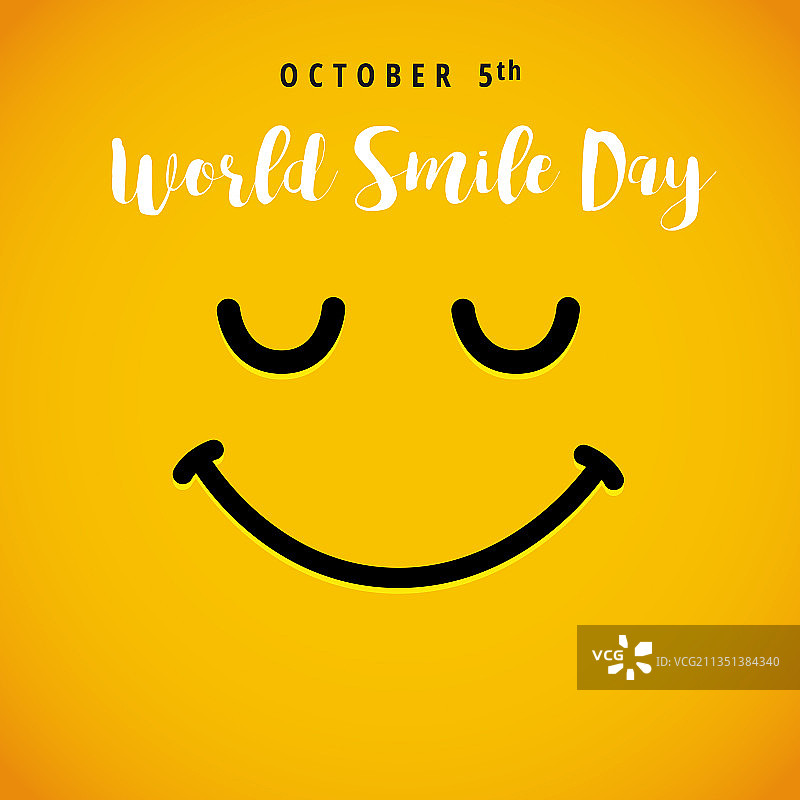 10月5日世界微笑日banner图片素材