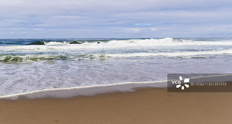 美国俄勒冈州迪波湾海天景色图片素材