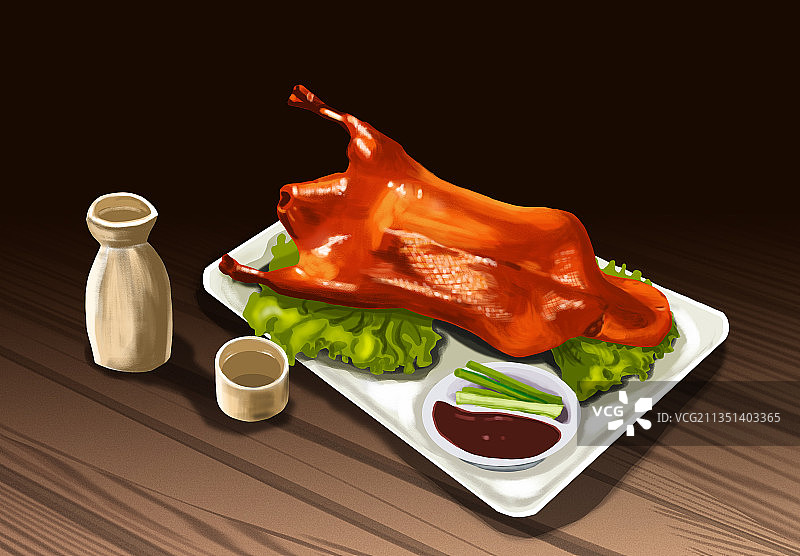 北京烤鸭图片素材