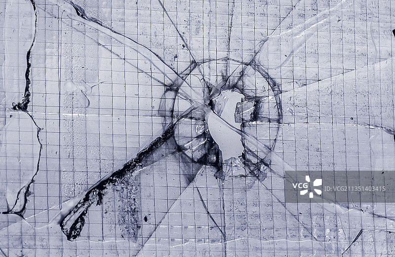 德国埃森市的裂墙全画幅照片图片素材