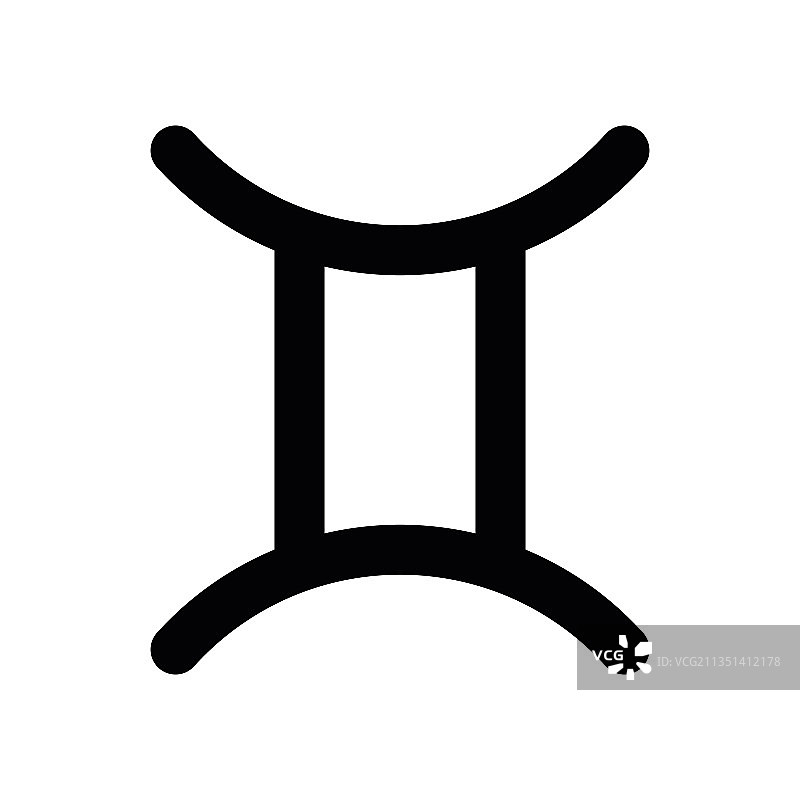 双子座 - 星座标志图片素材
