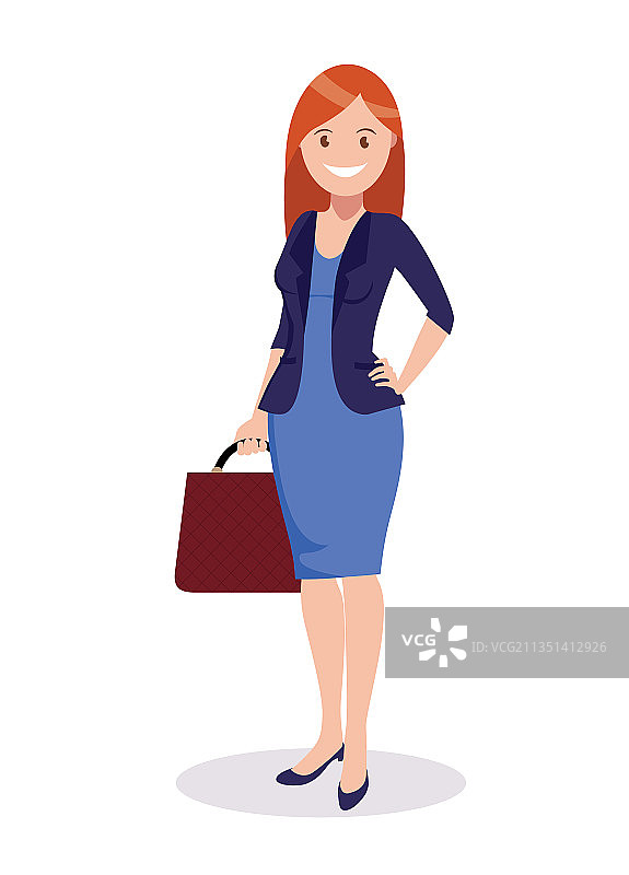 穿西装的女商人，公司职员图片素材