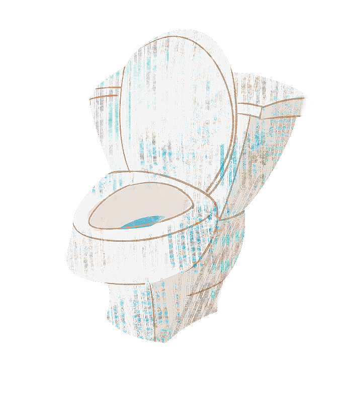 马桶插画元素图片素材