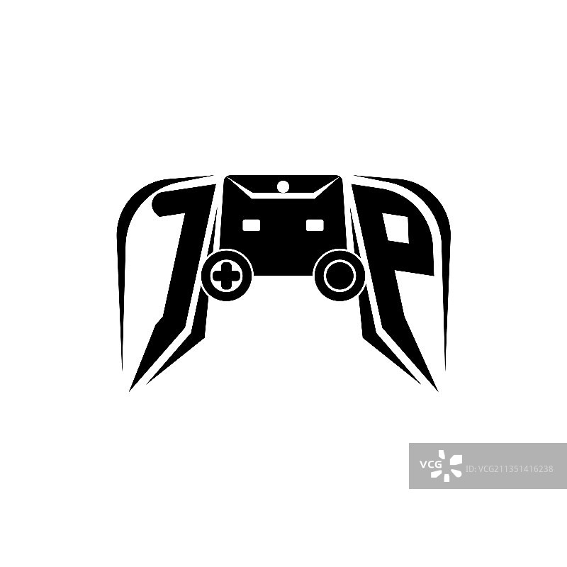 CP字母组合电竞游戏主机图片素材