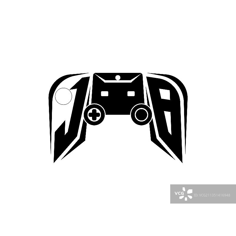 JB字母游戏主机标志图片素材