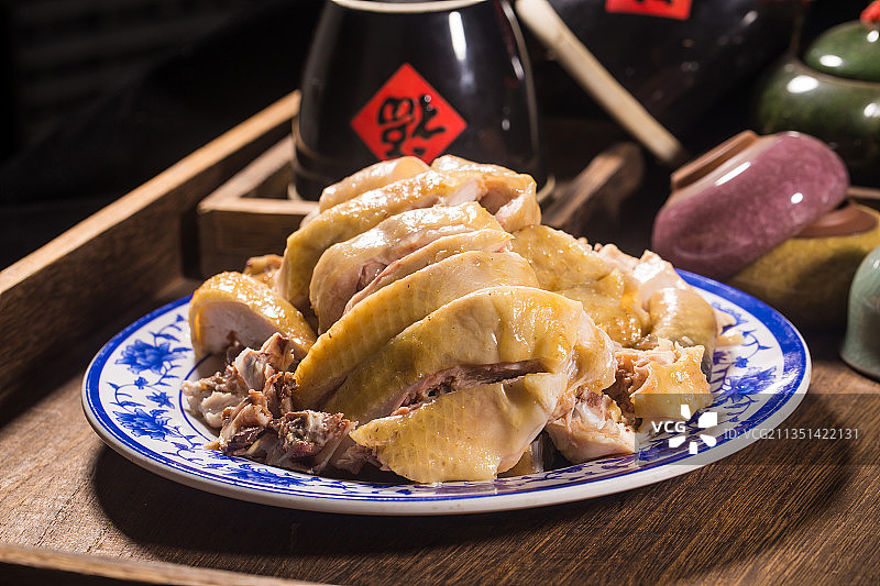 白切鸡美食中式菜肴图片素材