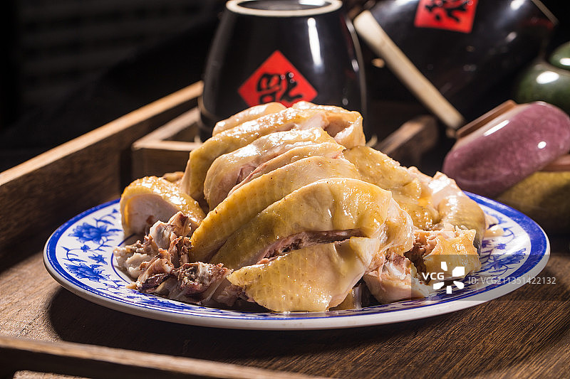 白切鸡美食中式菜肴图片素材