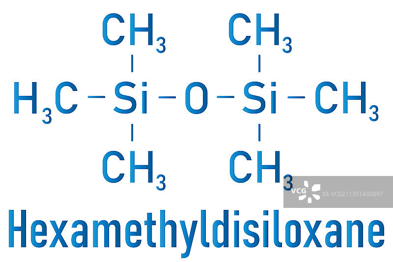 六甲基二硅氧烷分子式图片素材