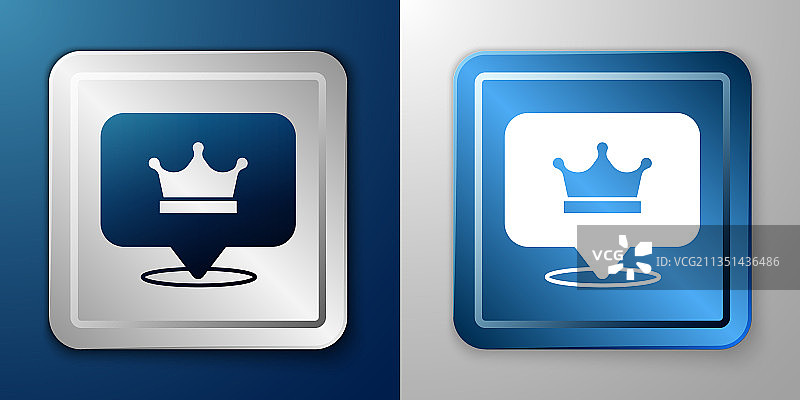 白色皇冠图标图片素材