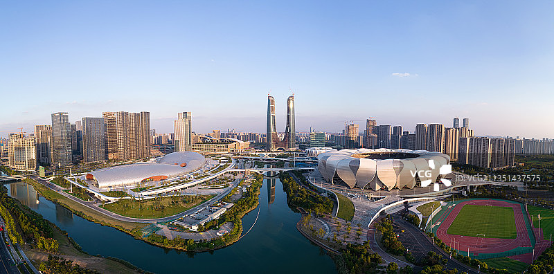杭州亚运会体育场馆奥体中心体育馆图片素材