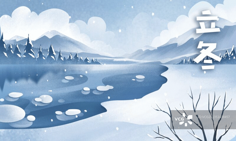 二十四节气之立冬图片素材