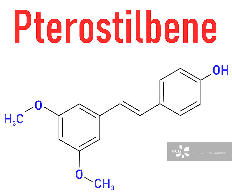 紫檀芪分子骨架式图片素材