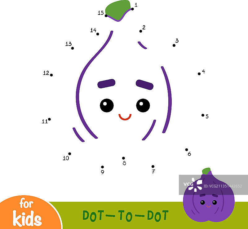 儿童数字教育游戏：无花果图片素材