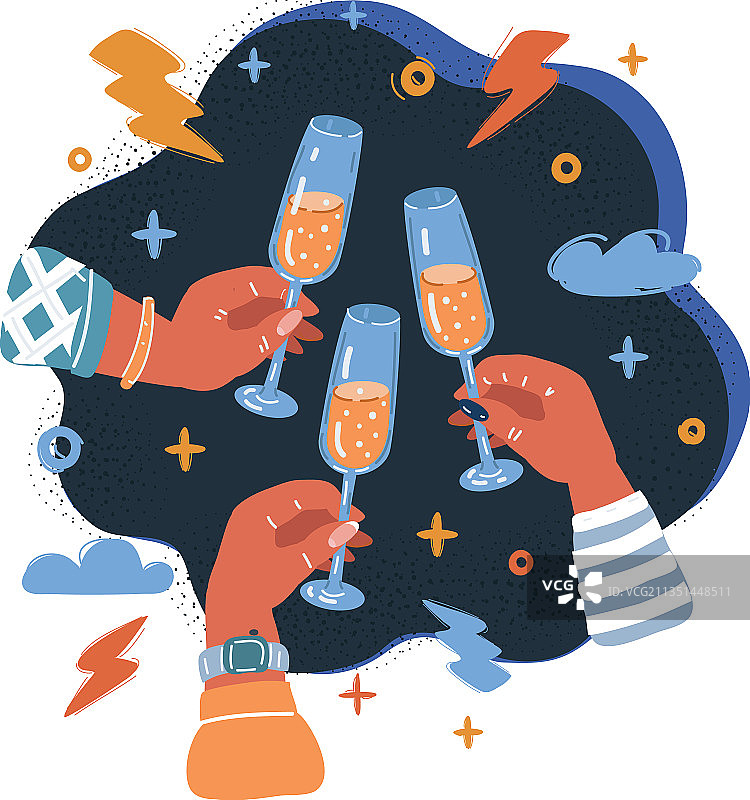 香槟酒杯图片素材