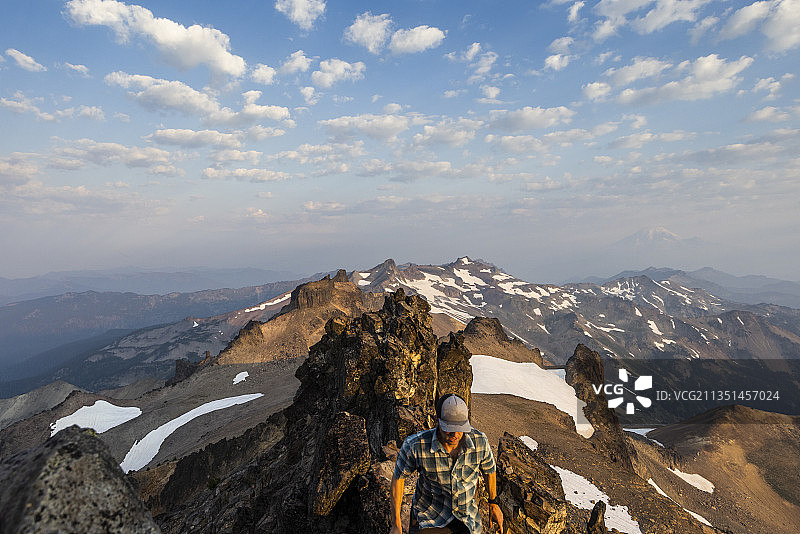 山羊岩荒野图片素材