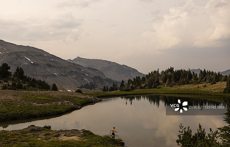 山羊岩荒野图片素材